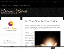 Tablet Screenshot of darknessretreat.net